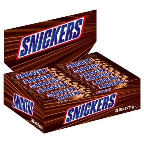 ZOETW.Snickers DOOS 32x50 gram