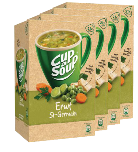 SOEP.Cup a Soup Erwt 4x21stuks