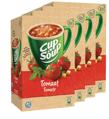 SOEP.Cup a Soup Tomaat 4x21stuks