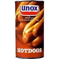CONS.Hotdogs BLIK 8st./550gram UNOX
