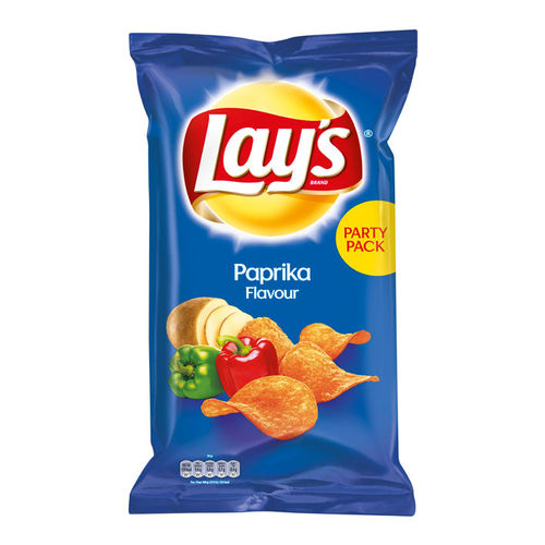 CHIPS.Paprika Partypack Zak 335gram Lay's