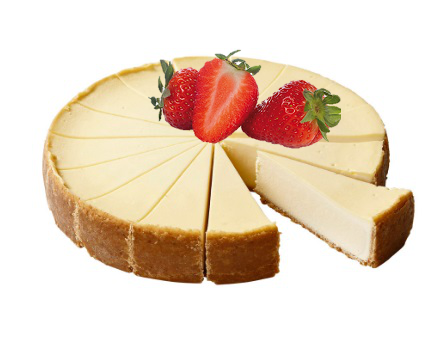 DIEPV.Cheesecake Aardbei 750gram 8porties HORIZON