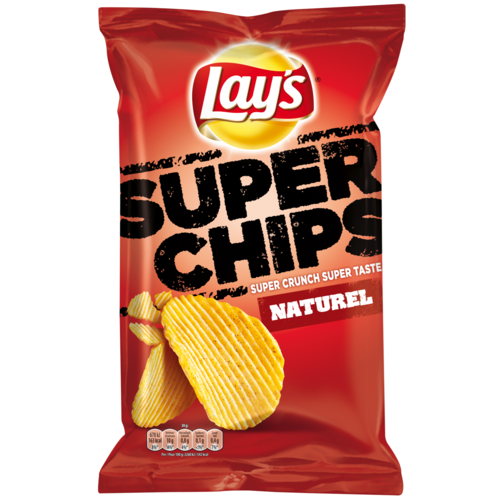 CHIPS.Superchips Naturel 200 gram Lays