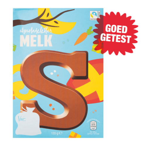 SINT2021.Chocoladeletter Fairtrade 135 gram Sweet Products