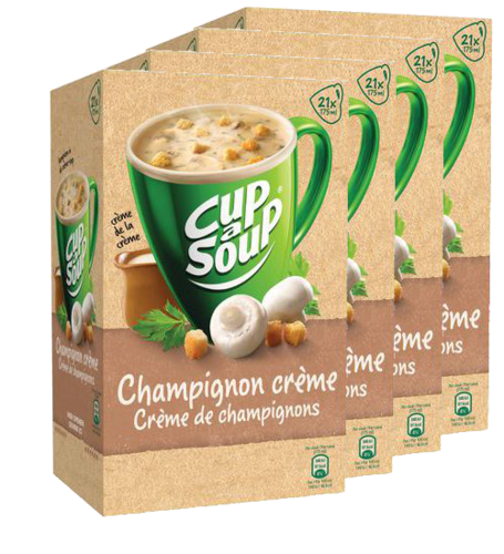 SOEP.Cup a Soup Champignon Creme 4x21stuks