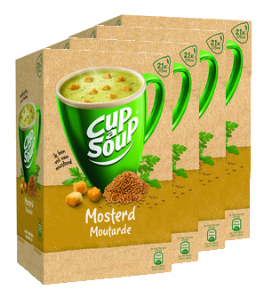 SOEP.Cup a Soup Mosterd 4x21stuks