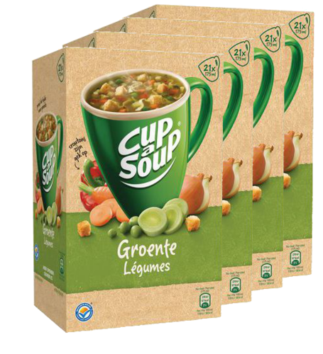 SOEP.Cup a Soup Groente 4x21stuks