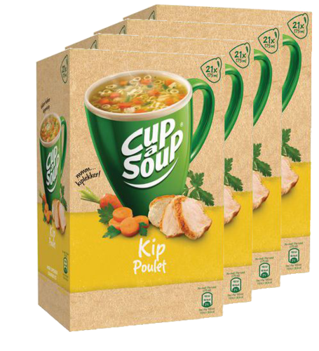 SOEP.Cup a Soup Kip 4x21stuks