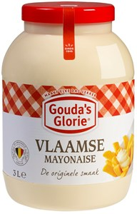 SAUS.Bokaal Vlaamse Mayonaise 3L Gouda's Glorie