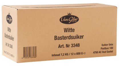 SUIKER.Basterd Witte/Doos 12x600gr.Gilse