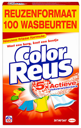 REIN.Waspoeder Color Reus DOOS 100sc 5,5KG