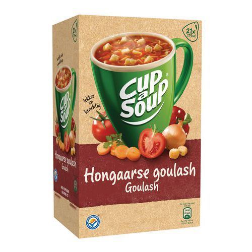 SOEP.Cup a Soup Hongaarse Goulash Los-doosje 21stuks