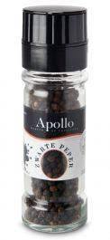 FOOD.Pepermolen Zwarte Peperkorrels Pot/Los 45 gram Apollo