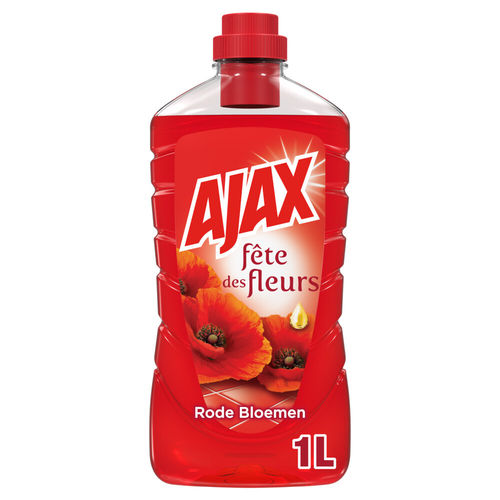 REIN.Ajax Allesreiniger Rode Bloemen Fles 1,25L
