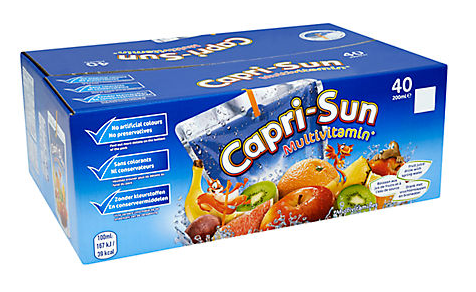 FRIS.Capri-Sun Multivitamine Tray 4 x 10 x 20 cl.
