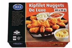 DIEPV.Kipfilet Nuggets de Luxe ca.60 x 25 gram DUCA