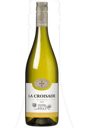 WIJN.La Croisade Classic Chardonnay-Grenache Blanc Doos 24x25cl