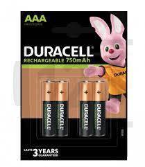 NONF.Oplaadbare batterijen AAA 4 stuks Duracell