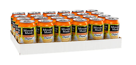 FRIS.Minute Maid Orange Blik/Tray 24x33cl.