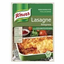 FOOD.Italiaanse Lasagne Bolognese Wereldgerecht 125+67gramKNORR
