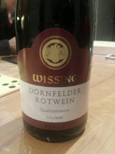 WIJN.Dornfelder Rotwein Trocken Fles/Los 100cl. Wissing