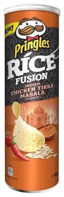 CHIPS.Pringles Rice Fusion Masala Bus 160 gram